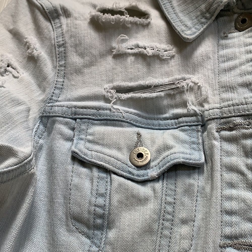 Light Wash Jean Jacket - Picture 2 of 4